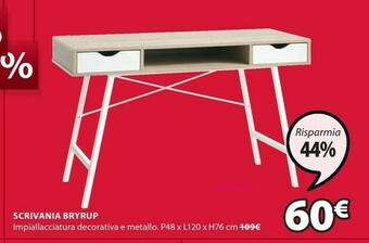 JYSK Scrivania bryrup offerta