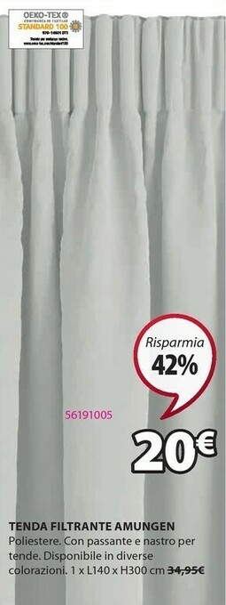 JYSK Tende offerta