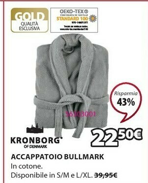 JYSK Accappatoio bullmark offerta