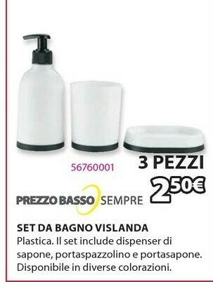 Set da bagno vislanda