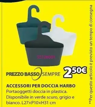 JYSK Harbo accessori per doccia offerta