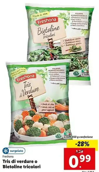 Lidl Misto di verdure 450 g(ml) offerta