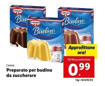 Lidl Preparato per budino da zuccherare offerta