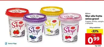 Skyr senza grassi fragola 350 g(ml)