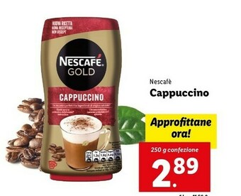 Lidl Cappuccino offerta