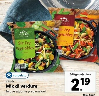 Lidl Mix di verdure offerta