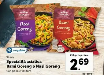 Lidl Specialità asiatica bami goreng o nasi goreng offerta