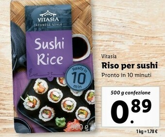 Lidl Riso per sushi offerta