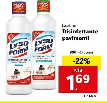 Lidl Disinfettante pavimenti offerta