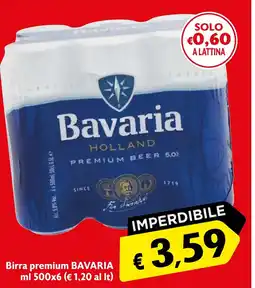 Maxi Supermercati Birra premium BAVARIA offerta