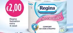 Maxi Supermercati Regina Sensation extra 4 rotoli offerta