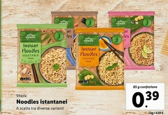 Lidl Noodles istantanei offerta