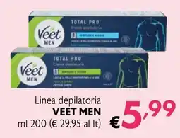 Maxi Supermercati Linea depilatoria VEET MEN offerta