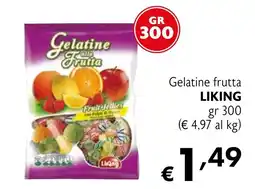 Maxi Supermercati Gelatine frutta LIKING offerta