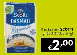 Maxi Supermercati Riso basmati SCOTTI offerta