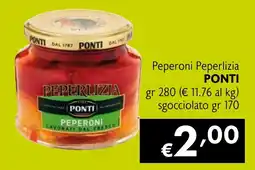 Maxi Supermercati Peperoni Peperlizia PONTI offerta
