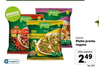 Lidl Piatto pronto vegano offerta