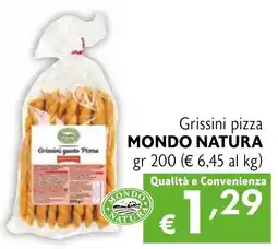 Maxi Supermercati Grissini pizza MONDO NATURA offerta