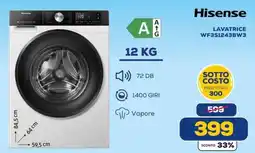 Euronics Hisense LAVATRICE WF3S1243BW3 offerta