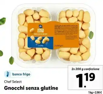 Lidl Gnocchi senza glutine offerta
