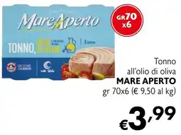 Maxi Supermercati Tonno all'olio di oliva MARE APERTO offerta