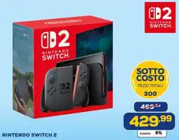 Euronics Nintendo switch 2 offerta