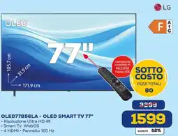 Euronics LG OLED77B56LA - OLED SMART TV 77" offerta