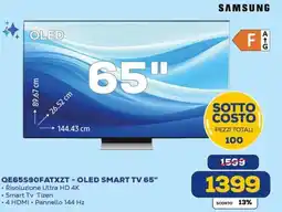 Euronics SAMSUNG QE65S90FATXZT - OLED SMART TV 65" offerta