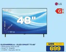 Euronics LG OLED48B56LA - OLED SMART TV 48" offerta