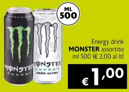 Maxi Supermercati Energy drink MONSTER offerta