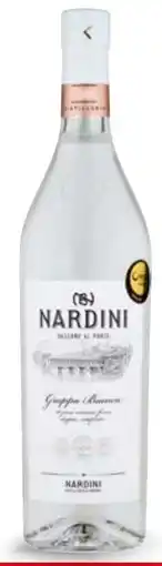Maxi Supermercati Grappa bianca di pura vinaccia NARDINI offerta