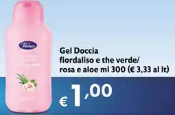 Maxi Supermercati Venus Gel Doccia fiordaliso e the verde/ rosa e aloe offerta