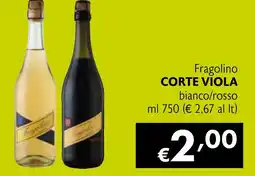Maxi Supermercati Fragolino CORTE VIOLA bianco/rosso offerta