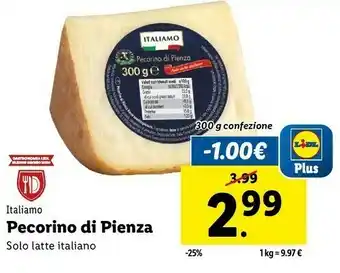 Pecorino di pienza semistagionato 300 g(ml)