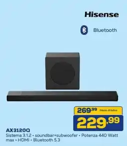 Euronics Hisense AX3120Q offerta
