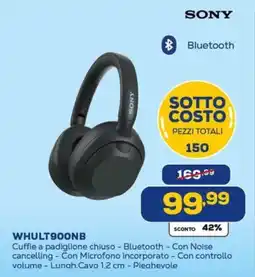 Euronics SONY WHULT900NB offerta