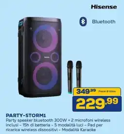 Euronics Hisense PARTY-STORM1 offerta