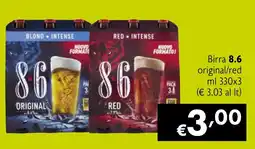 Maxi Supermercati Birra 8.6 original/red offerta
