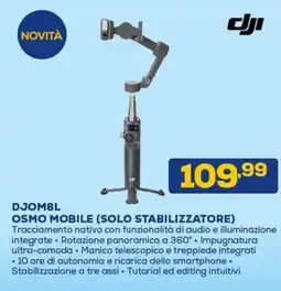 Euronics Dji DJOMBL osmo mobile (solo stabilizzatore) offerta