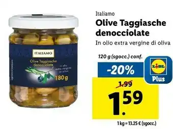 Lidl Olive taggiasche denocciolate 120 g(ml) offerta