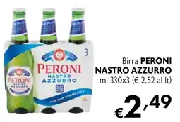 Maxi Supermercati Birra PERONI NASTRO AZZURRO offerta