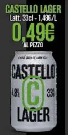 Maxi Supermercati Castello lager offerta