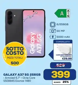 Euronics SAMSUNG GALAXY A37 5G 256GB offerta