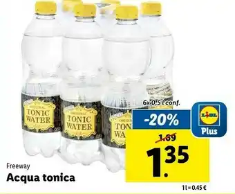 Lidl Acqua tonica offerta