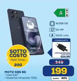 Euronics motorola MOTO G86 5G offerta