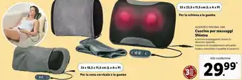 Lidl Cuscino per massagi shiatsu offerta