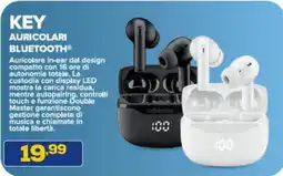 Euronics Cellularline key auricolari bluetooth offerta
