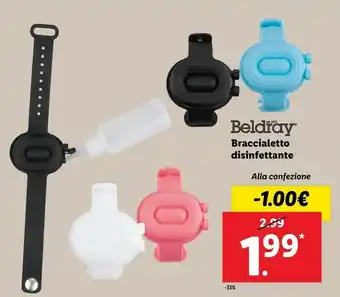 Lidl Beldray braccialetto disinfettante offerta