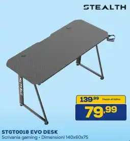 Euronics STEALTH STGT0018 EVO DESK offerta