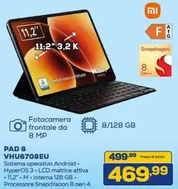 Euronics Xiaomi PAD 8 VHU6708EU offerta
